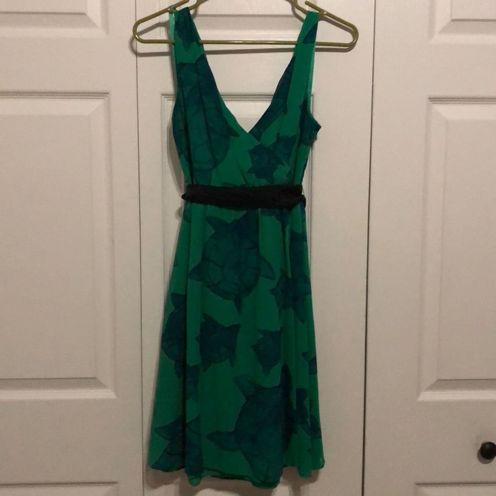 Anthropologie Sea Turtle Dress